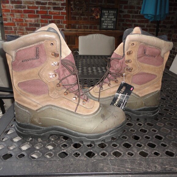 LACROSSE Men's 1000gm Snowdrift PFT Brown Snow Boots Thinsulate Size 14M - Picture 3 of 10